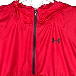 Under Armour Youth Size XL Kids Pink HeatGear Pullover Lightweight Jacket Hooded